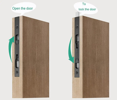 Solid As A Rock 8 Inch Concealed Door Bolt Stainless Steel Lock With Brushed Finish Reversible Flush Mount For Interior Doors Keep Your Space Locked Down Tight Today