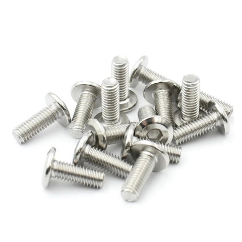 Pile of 304 Stainless Flat Head Hex Socket Screws For Furniture And Metalwork M3 To M8 Countersunk Bolts With Easy Install Rustproof DIY Hardware