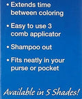 Zero Hassle Root Touch Up Wand That Snatches Stubborn Grays With A Slick Hair Mascara Formula In Rich Brown Black Blend 0.5 Oz front packaging with product details