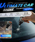 Fast Acting Windshield Crack Repair Kit With 30ml Glass Repair Liquid 1 Towel 1 Blade 5 Curing Films Universal Crack Fix For Windshields Black Version 2026 New Advanced Formula No Brainer Quick Fix applied on windshield crack