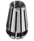 High Precision CNC Milling Collet Set made from durable 65Mn steel for quarter inch and eighth inch shank bits, sturdy accessory