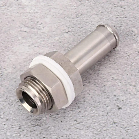 No Weld Turbo Oil Drain Plug Adapter Fits 5/8 Bolt On For Custom Motorsports Builds Racing Oil Pans And High Performance Engine Kits Saves Big Time Labor, stainless steel