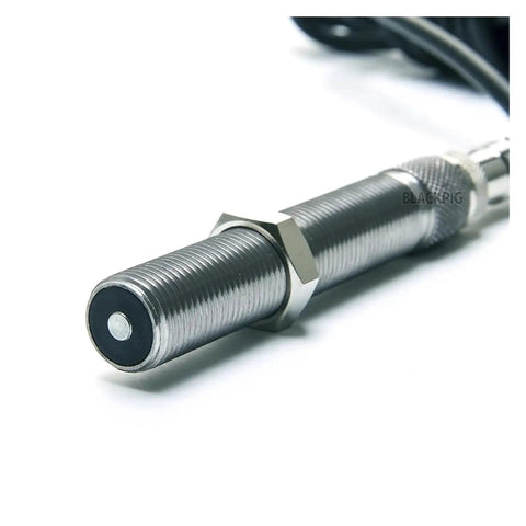 Magnetic Pickup Speed Sensor For Generators And Diesel Engines Replacement Part With Strong Anti Vibration And Anti Interference Performance Delivers Stable Signal Output For Heavy Duty Industrial Machines And Portable Generators, threaded metal body