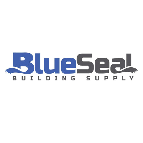 BlueSeal Building Supply logo featuring blue and gray typography on a white background.