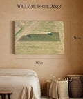 Aerial View Combine Harvester Canvas Wall Art 20x30 Inches For Living Room Bedroom Kitchen Office Decor Dope Farm Machinery Gallery Wrapped Print With Fade Resistant Inks
