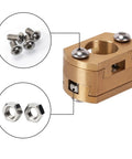 Level Up Your 3D Printer With Premium Brass Oldham Coupler 2 Pack For Ender 3 CR10 Z Axis To Banish Jiggles Improve Motion On T8 Lead Screws Prevent Radial Slip Save On Reprints Anytime Boosting Print Quality For Better Results Today, brass coupler with screws and nuts