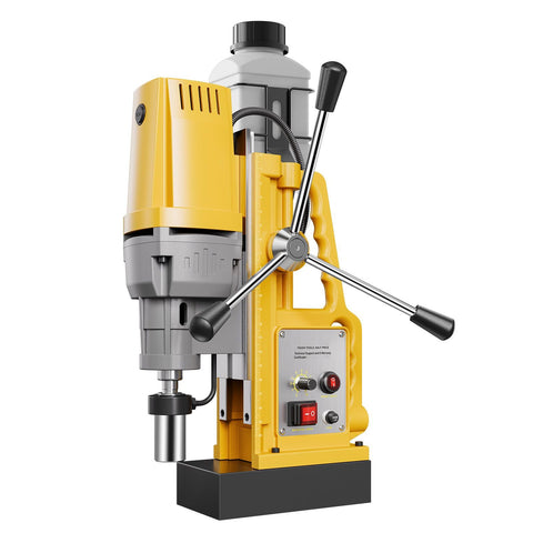 Heavy Duty Magnetic Drill Press With 1400W Copper Motor And Rock Solid 2922 Lbf Holding Force Delivers smooth operation and variable speed controls.