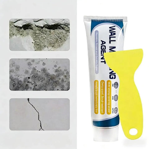 Drywall Patch Repair Kit With Scraper And Nozzle Extender, 5.3oz Paste Filler for Holes Cracks Nail Holes Dents And Small Wall Damage.