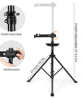 Beast Bike Repair Stand Up To 66 Lbs Aluminum Alloy Portable Home Shop Maintenance Stand height adjustable and rotatable details