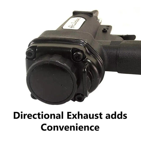 Close-up of AP700 Nailer Nail Remover Kit with directional exhaust feature for convenience.