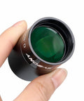 Close-up of 1.25 Inch 0.5x Focal Reducer For Telescope With C Mount Adapter To CCD Camera, showing lens and adapter details.