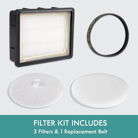 Upright Vacuum Replacement Kit With HEPA Filter, Foam Filter, Felt Filter And Belt for DU2012 DU2015 Models