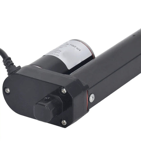 Silent 1000N 12V DC Linear Actuator IP65 Waterproof for sofa, medical beds, camera racks. Heavy-duty electric lifter close-up view.