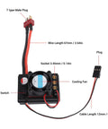Heavy Duty Seven Channel Rc Receiver Upgrade Kit Featuring Brushless Esc System And Precision Servo Controller For Off Road Crawler Stadium Trucks, showing wiring and cooling fan details.