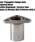 Need To Fix That Rattle This Universal Semi Direct Fit Exhaust Converter Pipe with 3-bolt flange for secure seal and flexible alignment.