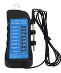 Ranch Ready Heavy Duty Electric Fence Voltage Tester with neon display for 600 to 7000 volts, portable, no batteries needed.