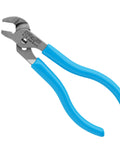 4.5 Inch Slip Joint Pliers With Straight Jaw Tongue And Groove Hardened Steel Construction PERMALOCK Fastener Blue Grips