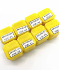 High Precision Spring Collet Kit For CNC Engraving And Milling, Pro Grade ER Collet Set With 1/8 And 1/4mm Options in yellow packaging