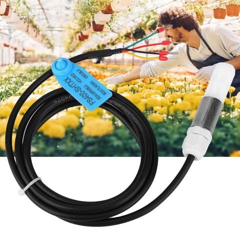 Rugged Industrial Temperature And Humidity Sensor with Digital High Precision 14 Bit Resolution in greenhouse setting