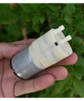 12V Diaphragm Vacuum Pump With 33mm Head, Lightweight Air Pressure Pump For DIY Inflator And Aquarium Tank Aerator, High Flow Performance, 5mm Inlet And Outlet, Compact Micro Motor, handheld white plastic pump with metal body