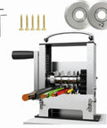 2 In 1 Wire Stripper Machine With Six Channels And Five Carbide Blades, accessories and copper cables shown