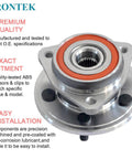 Front Wheel Bearing And Hub Assembly For Jeep Wagoneer Wrangler Budget Friendly Fit 1990 1995 1997 1998 Cherokee 1990 1998