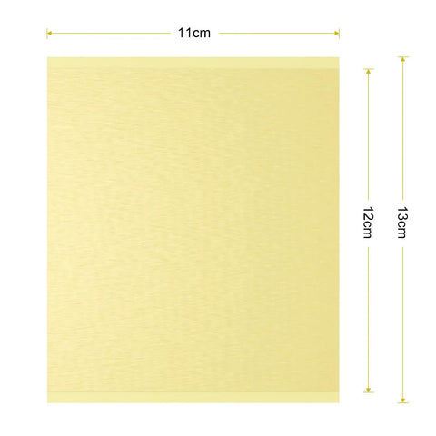 Product dimensions of Sticker Paper Pack For V3V5V7 Basic And Pro 3D Printers Ten Sheets White Not Compatible With S Series