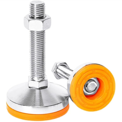 Built Tough Adjustable Leveling Feet M16 M12 Threaded Leg Levelers Crafted From Heavy Duty Carbon Steel for stable furniture.