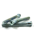 Heavy Duty 58Mm M7 Confirmat Screws Featuring A Countersunk Head And Cross Drive Tip For Hella Fast Knock Down Cabinet Assembly And Dang Solid Diy Builds 100 Pack on a white background.