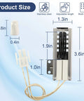 Durable Oven Igniter Replacement For Samsung Stove Models NX58F5500SS NX58H5600SS NX58H9500WS with product size details