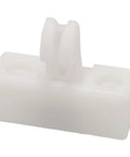 Front view of Washer Dryer Door Catch Replacement For AP4107272 1375320 1419077 Durable Secure Closure in white plastic