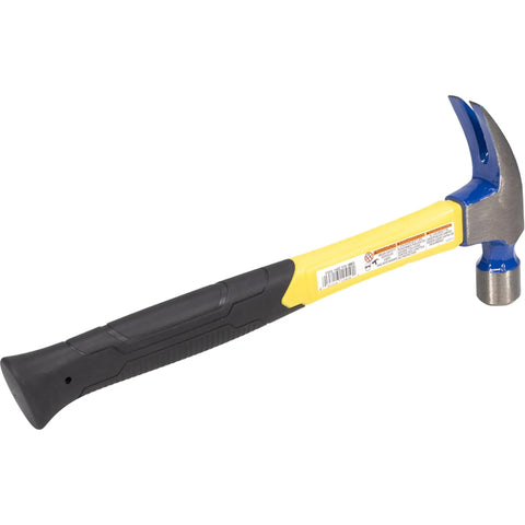 Rip Claw Nail Hammer With Fiberglass Handle, 16 Oz, Made In The USA, FS99 VN12410, Durable Drop Forged Steel, Rust Resistant Finish