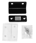 Cabinet Door Magnetic Catch With Suction Stop No Drill Easy Install L Shaped Steel Magnet for Cabinets Drawers Rustproof Black