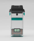 Front view of PolyDryer Box 3D Printing Filament Storage and Continuous Sealing System with humidity indicator display.