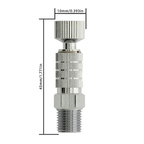 Airbrush Quick Release Disconnect Coupler Kit With Extra Female Fittings And O Ring Set, 1/8 Inch Male To 1/8 Inch Female Hose Connection