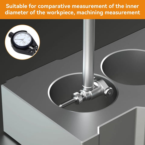 Dial Bore Gauge Set 50 To 160 Mm With 0.01 Mm Accuracy For Engine Cylinder Measurement in action, measuring cylinder diameter