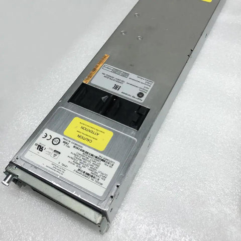 Beefed-Up Compact DIN Rail Power Supply Module Replacement Unit With Regulated 24V DC Output And 10A Max Current Industrial Grade Upgrade For CAR2512FPB-Z Systems Ready-To-Install, metal housing angled top view