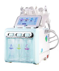 6 In 1 Facial Machine For At Home Spa Grade Skin Care Device with handles and screen display