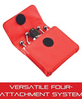 Red case with Wiggler And Center Finder Kit with four attachments visible inside.