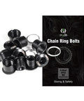 Dope Bike Chainring Bolts And Nuts Set For 2x And 3x Chainrings M8 Bolts And M8 Nuts T25 Steel Black Finish Five Pack