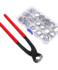 Get Your Hands On This Epic Veemoon Stainless Steel Hose Clamp Kit Featuring Single And Double Ear Clamps With A Super Cool Plier Tool For Quick Marine Or Industrial Pipe Fixing That Is Totally Weatherproof And Built To Last: stainless steel clamps, plier, case