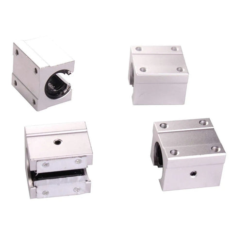 Linear Ball Bearings Kit SBR10UU To SBR50UU For CNC Parts And 3D Printer Projects, aluminum block units