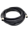Heavy Duty M12 8 Pin Male To Male Connector Cable A Coding Straight Double Male IP67 Waterproof Fieldbus Sensor Cable 1 Meter AWG24 60V 4A