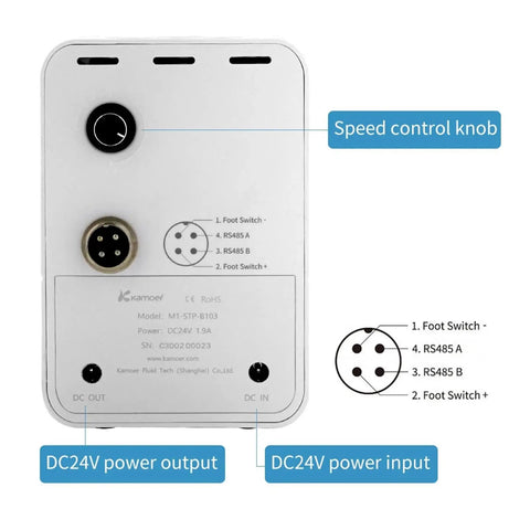 Adjustable Peristaltic Dosing Pump 88Ml Min For Lab And Aquarium Use Stepper Motor With Lcd Display Precise Fluid Control Diaphragm Mechanism Reliable Performance Smooth Operation Easy To Monitor Flow Rates For Various Chemical Applications And Aquatic