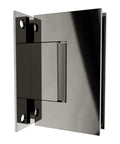 Wall Mount Full Back Plate Hinge With 5 Degree Preset Brass Polished Nickel Finish For Four Inch Height And Two And Five Sixteenths Inch Width
