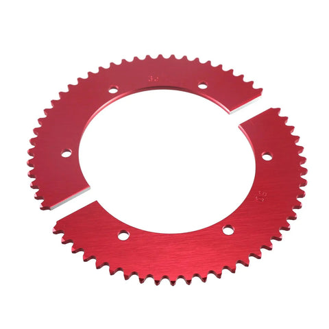 Red aluminum 60 Tooth Split Sprocket For Predator 212cc 196cc Mini Bike Go Kart Heavy Duty Fit Coleman CT200U CT200U EX BT200X