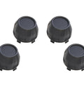 Hub Center Caps For Teryx KRX 1000 UTV Black Dust Finish 4 Pack Replacement 11065-1341 Fits 2020 2021 2022 2023 2024 Models