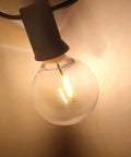 G40 LED Globe Bulbs 1.57 Inch E12 Base Shatterproof Warm White For Outdoor String Lights 1W Equivalent To 5W Incandescent