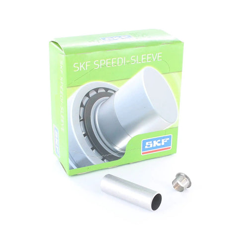 Product packaging and components of Speedi Sleeve 99144 SSLEEVE Style Inch Shaft Bearing Sleeve With 1.438 Inch Shaft Diameter And 0.375 Inch Width Silver Finish Heavy Duty Gearhead Friendly Sleeve For Automotive And Industrial Machinery