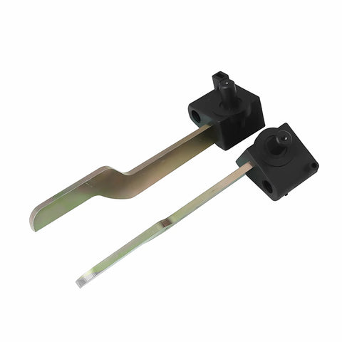 Straight Up Convertible Top Latches And Motor Repair Gears Kit For Bmw E36 E46 E64 Hardtop roof latches with metal levers.